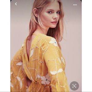 Free People Vintage Take a Chance Mini Dress